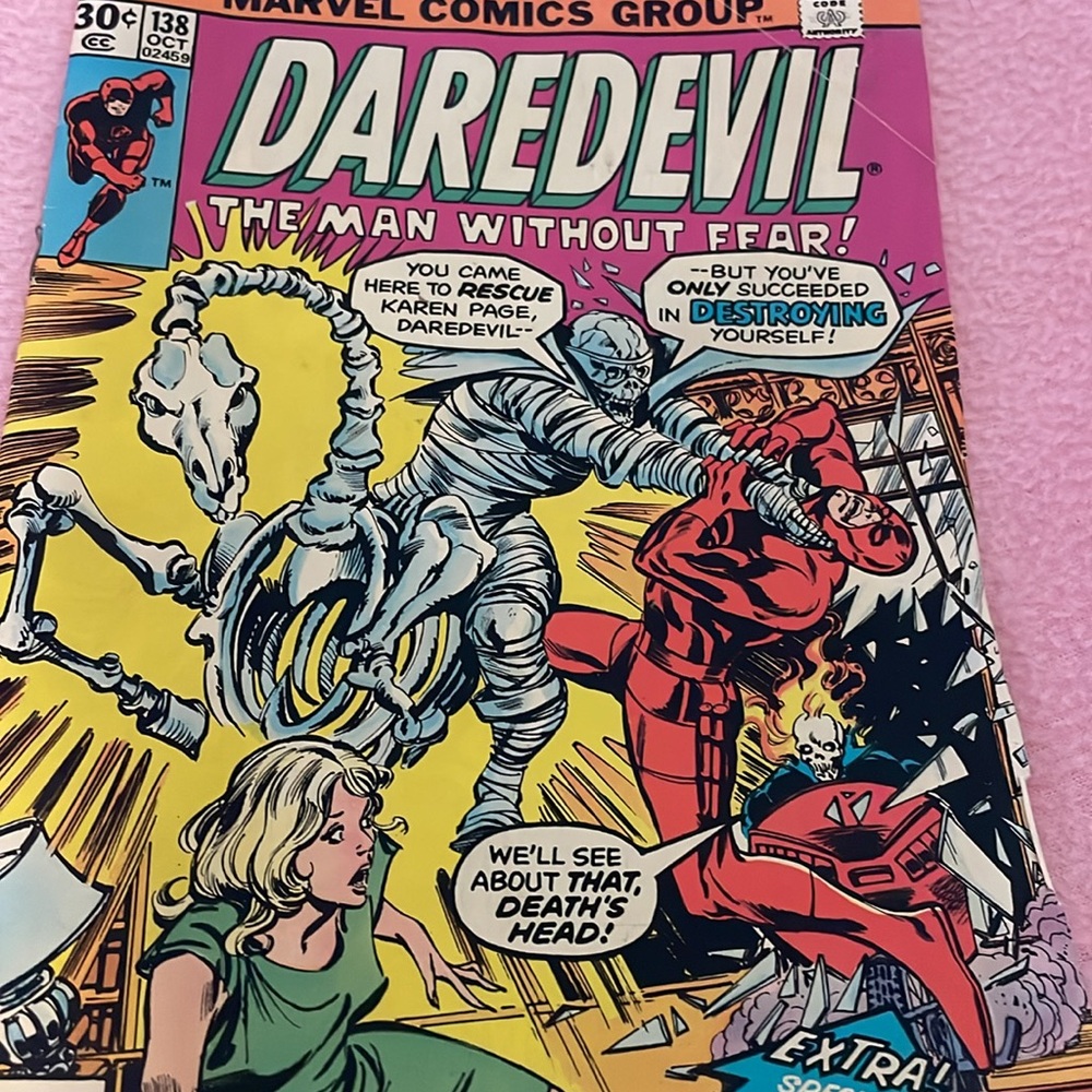 Daredevil #138 "Where is Karen Page?" Colan/Palmer Cover Marvel 1976 - Picture 2 of 16